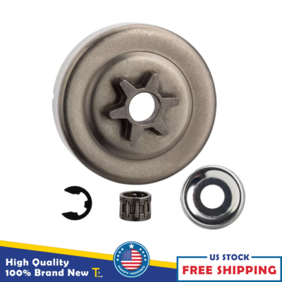 #ad #ad 3 8 6T Clutch Drum Sprocket Washer E Clip Kit For STIHL Chainsaw MS170 MS180 $7.49