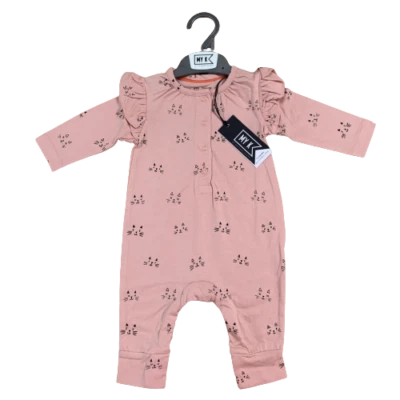 Baby Girl Mothercare Pink All In One MY K Romper Cats Babygrow Sleepsuit