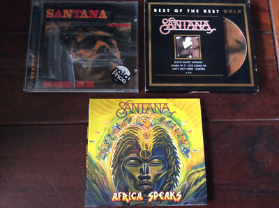 Santana [3 CD Alben] Very Best of (GOLD) + Africa Speaks + The Beginning (Fried
