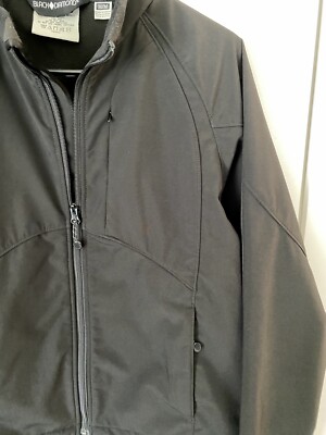 Vintage Black Diamond Men's Jacket Zipper Front + Pockets