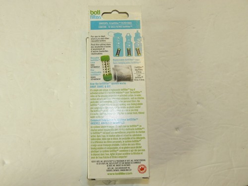 2 sacchetti filtro ricambio sistema filtro acqua portatile Botl 11005 16 sacchetti NUOVI - Foto 4 di 4