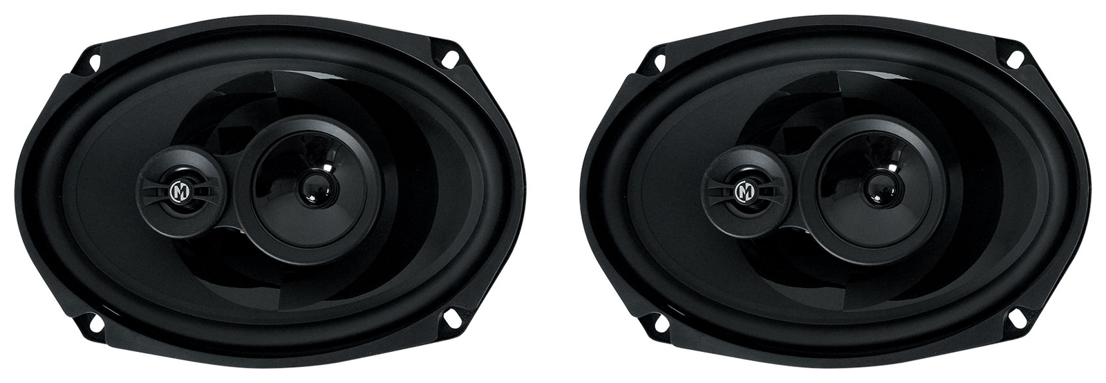 4 3-полосные автомобильные аудиодинамики Memphis Audio PRX6903 6x9 с поворотным твитером