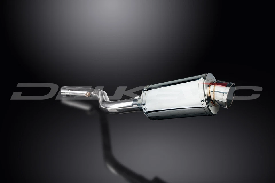 BMW R1150RS 2001-2004 Delkevic Slip On 9" Ovalado Acero Inoxidable Silenciador Kit Foto 3 de 4