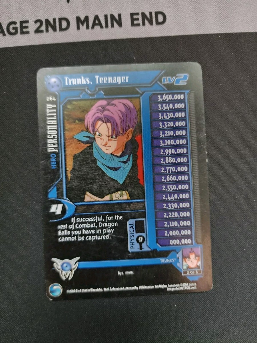 Dragon Ball GT TCG - Trunks, Teenager 264 - LIMITED Personality