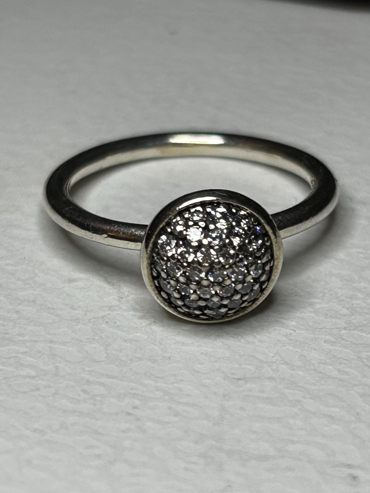 Authentic Pandora 🌟 Stackable Dazzling Droplet R… - image 1