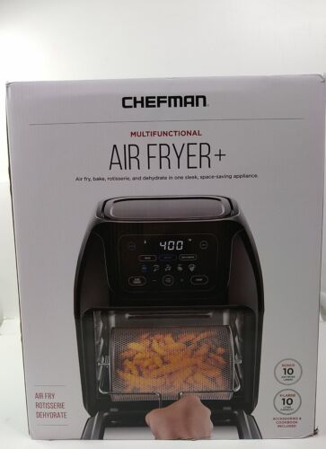 Multifunctional Digital Air Fryer+ Rotisserie Dehydrator Convection Oven Black - Picture 1 of 4