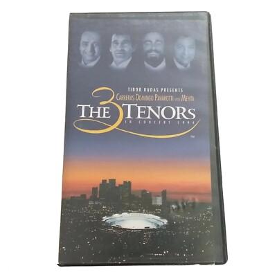 The Three Tenors In Concert 1994 VHS