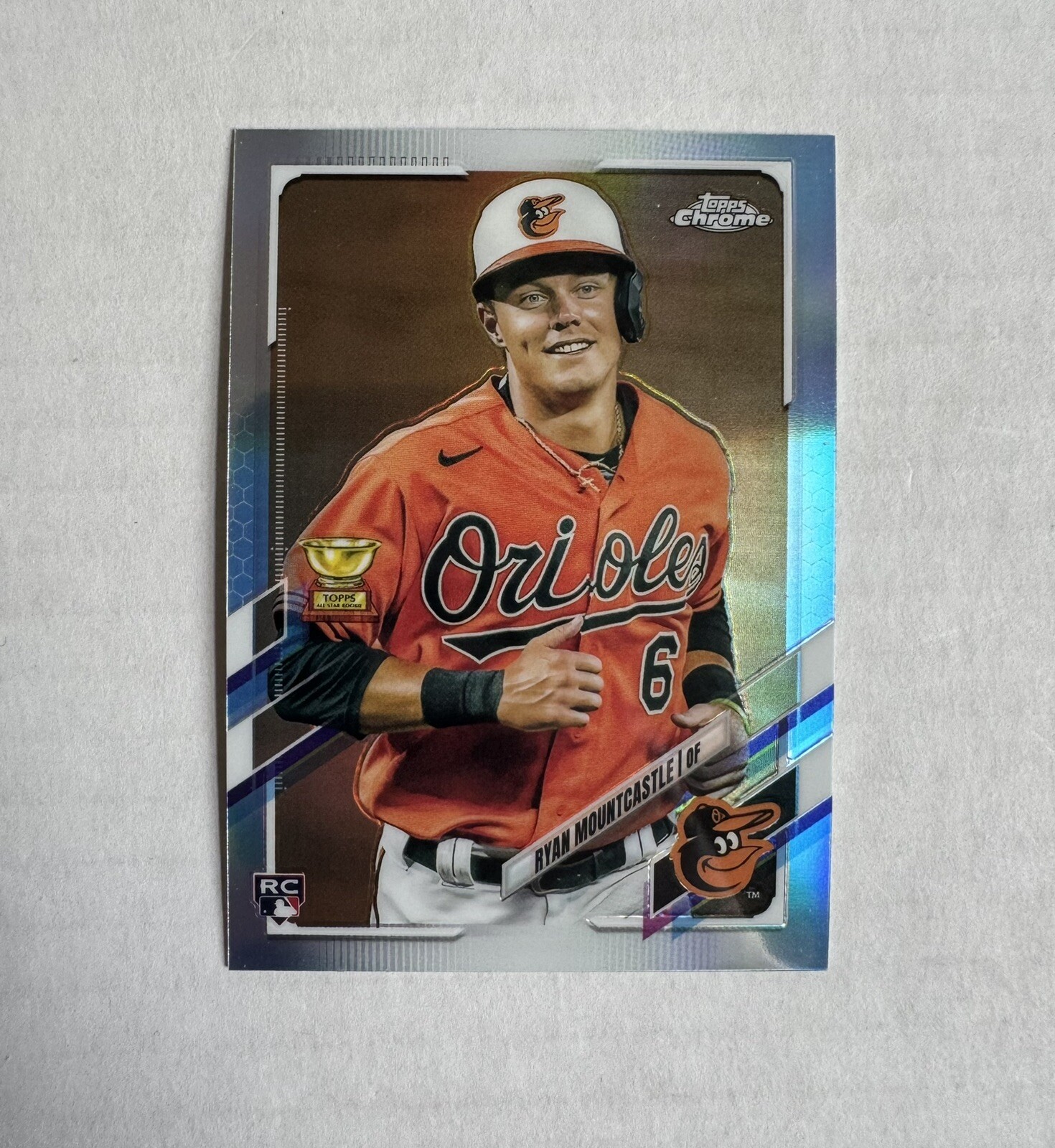 2021 Topps Chrome Ryan Mountcastle RC Refractor #63 Orioles