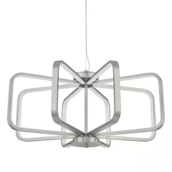 35-Watt in Geometric Chandelier Cage Pendant Design  Integra