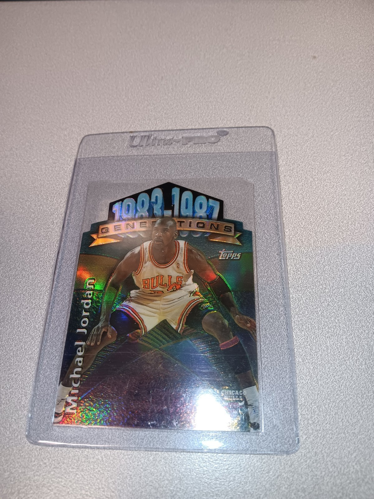 Michael Jordan 1997 Topps Generations Refractor #G2 