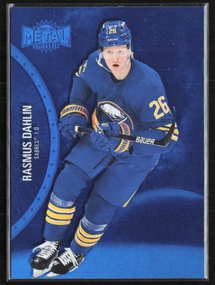 2021-22 SkyBox Metal Universe Blue Spectrum Rasmus Dahlin Buffalo Sabres #38