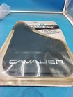 Vintage GM Chevrolet Cavalier Splash Guards Mud Flaps Pair OEM GM Black 12343404
