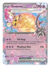 Pokemon Dedenne ex Paldea Evolved 093/193 Holo NM