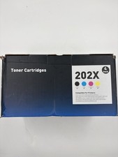 202X CF500X CF501X CF502X CF503X Toner 4 Pack for HP LaserJet M254 M281