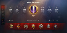 World of Tanks account 11k WTR