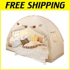 Full Size Bed Tent for Boys  Girls - Indoor Privacy Space