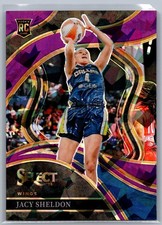 2024 Panini Select WNBA JACY SHELDON Purple Ice Prizm RC Courtside #240 /149 Sky
