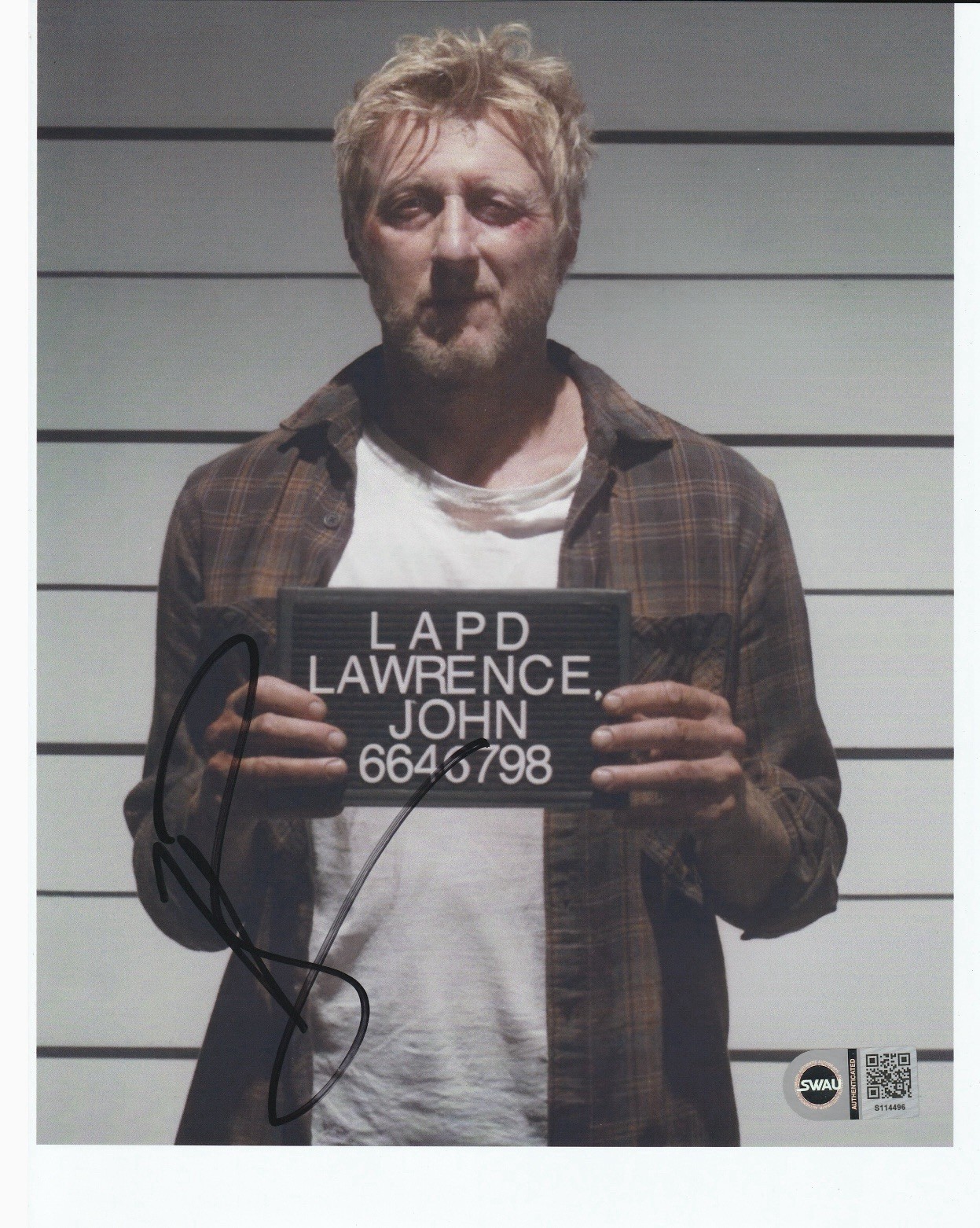 WILLIAM ZABKA SIGNED 8x10 PHOTO KARATE KID MOVIE AUTOGRAPH SWAU COA CERT