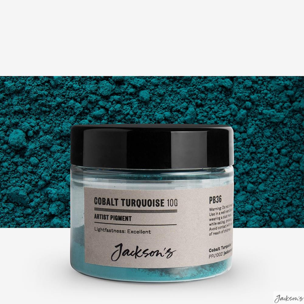 Jackson's : Artist Pigment : Cobalt Turquoise PB36 : 10g (in 50ml Jar)