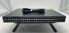 Cisco Catalyst 2960-X WS-C2960X-48FPD-L 48-Port Network Switch