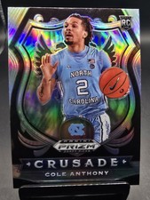 2020 Panini Prizm Draft Picks Collegiate #89 Cole Anthony Silver Rookie RC