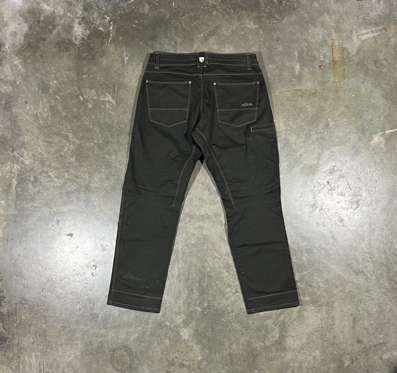 Black Vintage Patina Dye Kuhl Rydr Pants Size 36/32