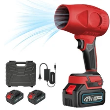 Portable Leaf Blower Fan Turbo 130000RPM Electric Jet Dry Blower Air Blower 21V