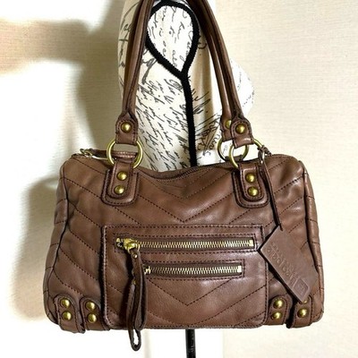 LINEA PELLE COLLECTION Shoulder Bag Handbag Purse Leather in  display picture 3