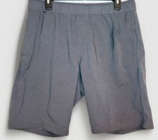 Voyager Shorts Men  s Size Large Elastic Waist Pockets Athletic Charcoal Color