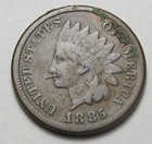 1885 INDIAN HEAD CENT, NICE TOUGHER COIN!!!!(A6)