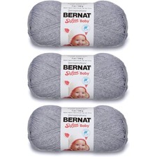 Softee Baby Yarn Solids 3 Pack Flannel 16603030044 Acrylic 3 DK Light 3 PCS