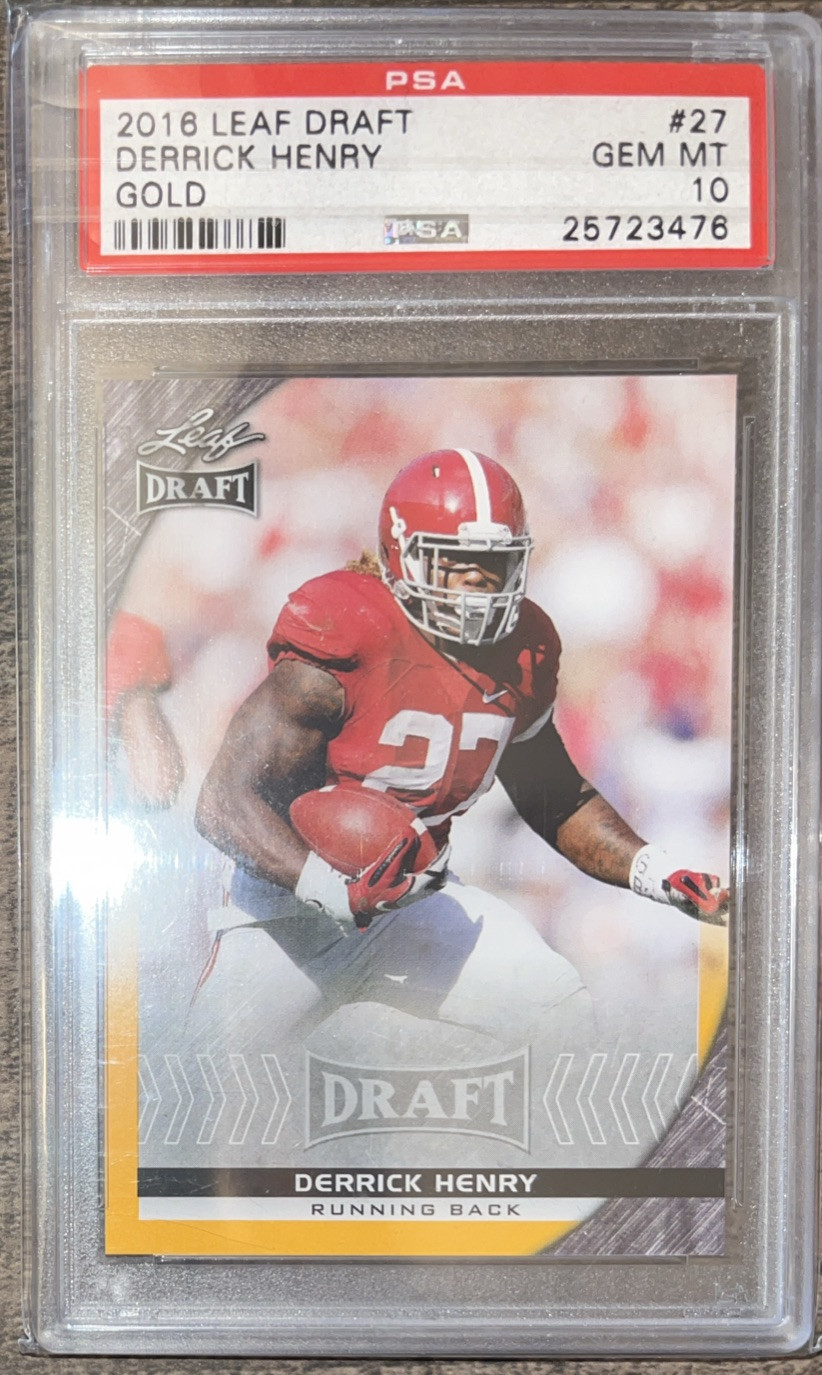 Derrick Henry Leaf Draft #27 Gold