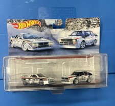 Hot Wheels Premium Car Culture Set 84 Audi Sport Quattro & Lancia Rally 037