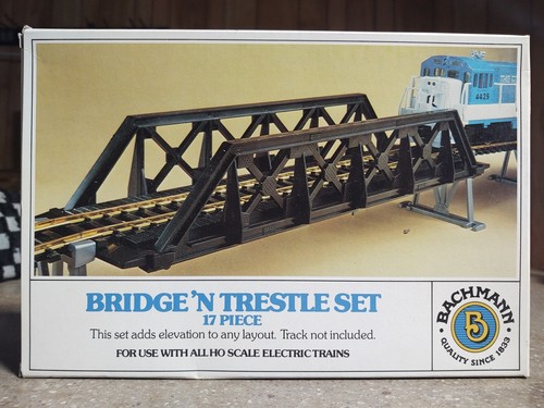 Juego de puente y caballete Bachman - escala HO - 46-1225 | Zustand: New