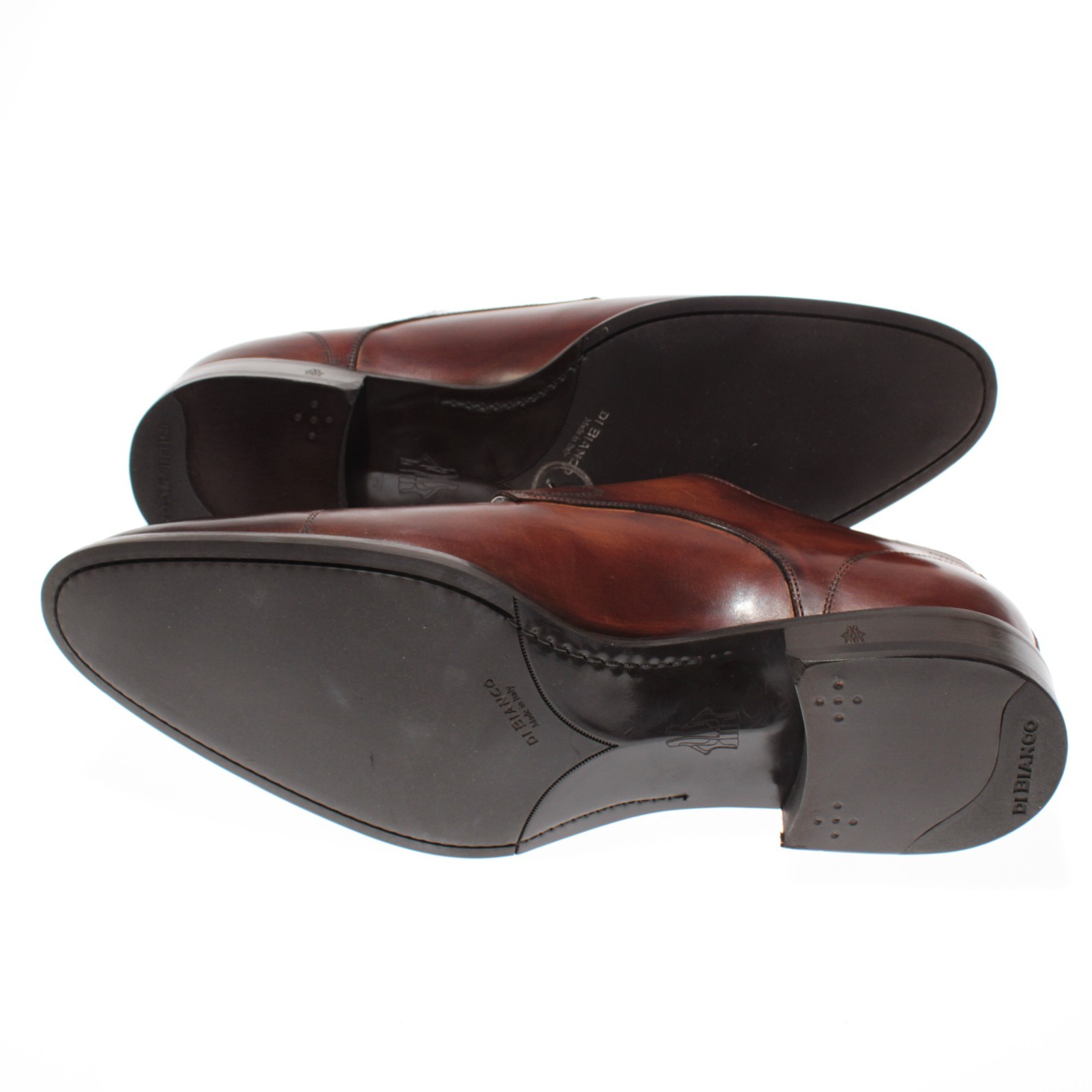 Di Bianco NWB Bergamo Derby Dress Shoes Size 47 (US 14) in Brown Leather