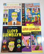 Lloyd Llewellyn #2 , #4, #5, #6  Fantagraphics 1986/7 ~ Lot of 4
