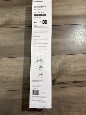 Delta 41818 BathSafety 18'' Grab Bar - Bronze BRAND NEW