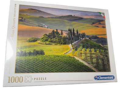 Clementoni 1000 Piece Jigsaw Puzzle Tuscany Landscape Italy Sealed 39456