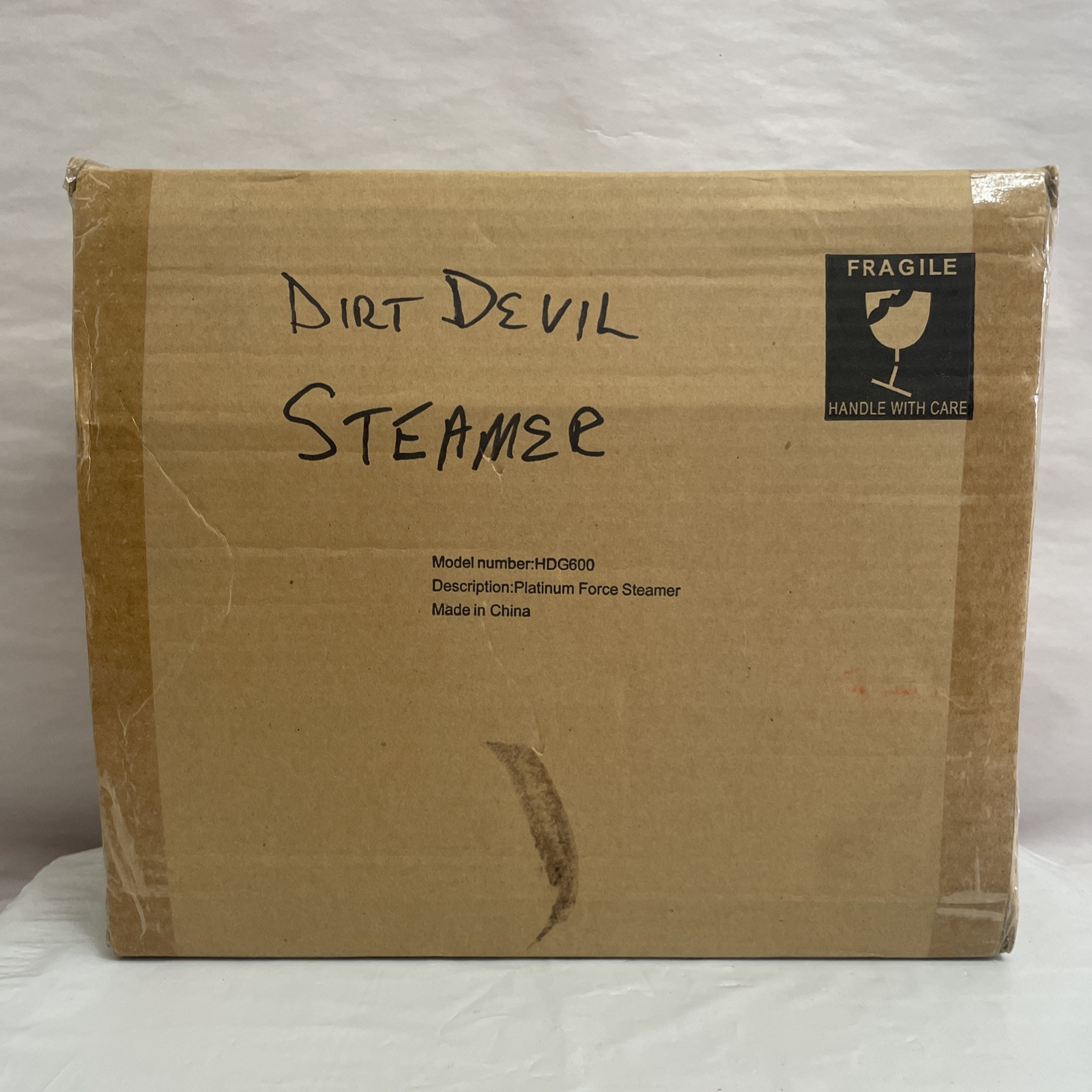 Dirt Devil Platinum Force Red Steamer HDG600 New Open Box