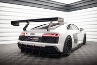 Heck Ansatz Flaps Diffusor FüR Audi R8 Mk2 Facelift HeckschüRze Schwarz