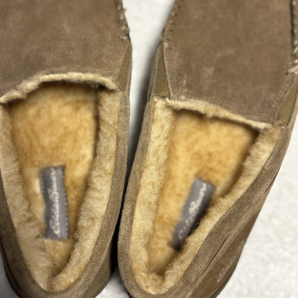 Nuevas Zapatillas Eddie Bauer Westhaven Talla 13 XXL Cuero Gamuza Marrón con Suela de Goma Foto 4 de 4