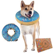 Dog Donut Collar | Inflatable Recovery Cone Alternative | Soft & Comfy Post-Surg