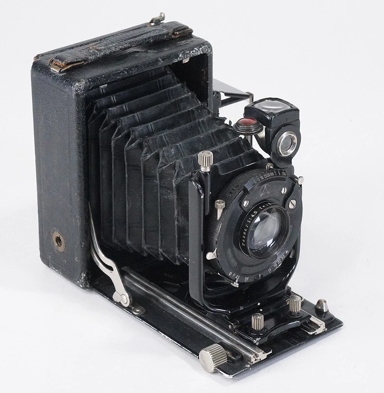 Caméra Ernemann Kino A 1908 – Cuir, Objectif Zeiss, Pièce De Musée