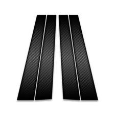 Pillar Post Trim For 1997-2003 Pontiac Grand Prix Carbon Fiber 4pc Pillar Post Trim For 1997-2003 Pontiac Grand Prix Carbon Fiber 4pc
