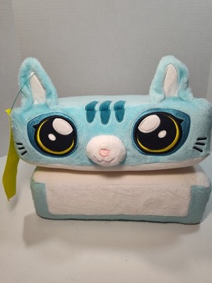 B. Toys by Battat Blue Cat Kids Reading Lounge Pillow Plush Tablet Book Support