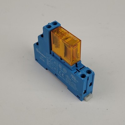 Finder Type 40.52 Power Relay, 250 Volts, 8 Amps, W/Type 95.05 Socket, 10 Amps