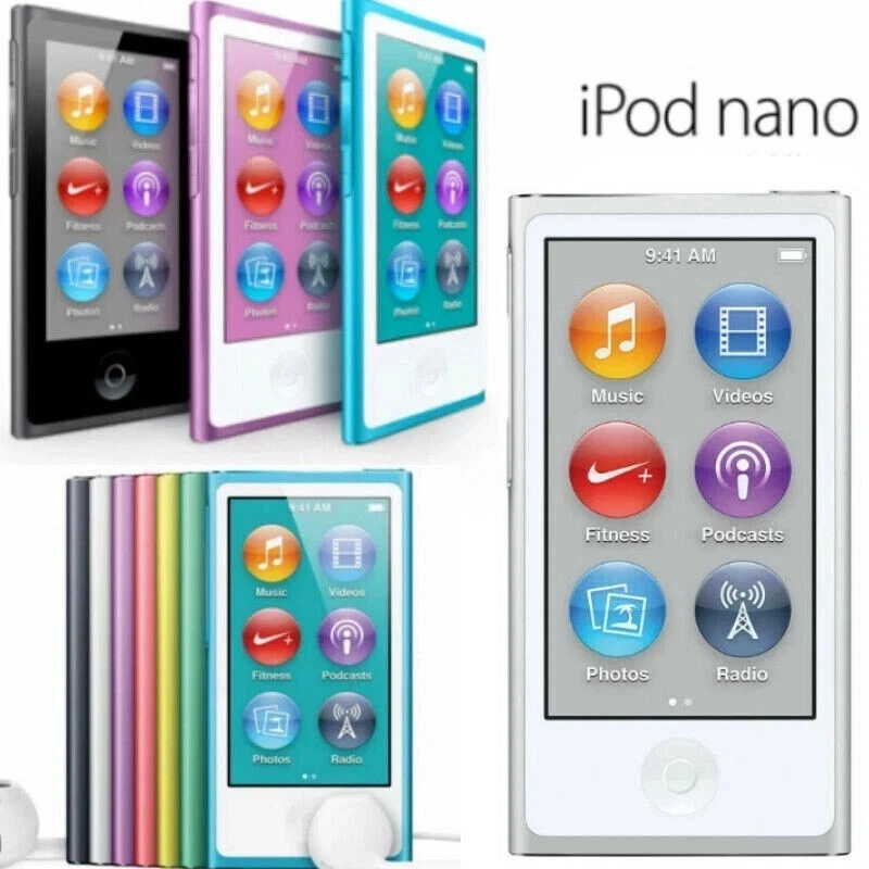 🎁🎁NEW APPLE iPod NANO 7TH GEN 16GB - Free Shipping MP3 Player New Battery - Image 2 of 4