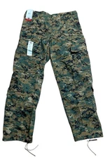 TRU SPEC TACTICAL RESPONSE UNIFORM MENS MEDIUM LONG PANTS DIGITAL CAMO RIPSTOP