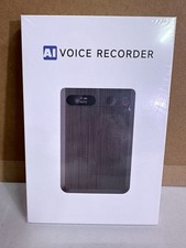 AI Voice Recorder, App Control Card Recorder with Case Voice Recorder Transcribe