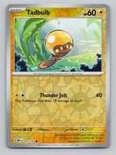 Tadbulb 075/197 Common Obsidian Flames Pokemon Reverse Holo Near Mint